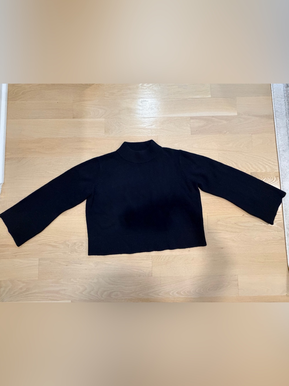 The Reset R Label Black Turtleneck Sweater Set M